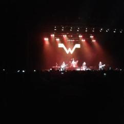 BIG W: Weezer on stage in Sydney after a 16-year absence. 
