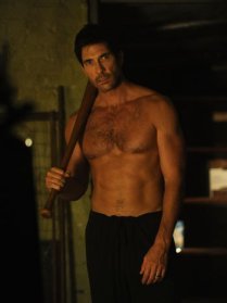 GOING BATTY: Dylan McDermott is frequently bare-chested in American Horror Story: Murder House.