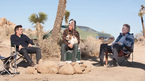 WAITING FOR COSTELLO: Farrell, Rockwell and Walken in Seven Psychopaths.