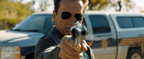 HE'S BACK: Arnold Schwarzenegger returns to what he does best in The Last Stand.