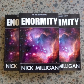 OUT NOW: Enormity is available in paperback at Abicus on Darby Street, Newcastle.