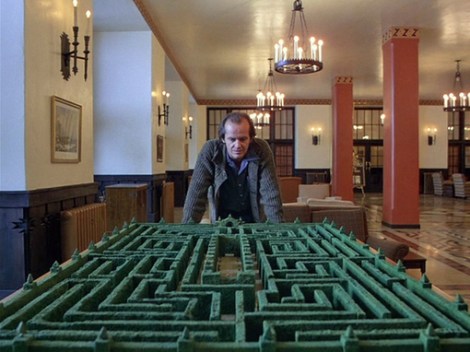 INTO THE MAZE: The labyrinth in The Shining did not feature in the book.