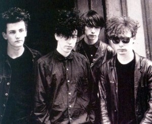 Jesus and Mary Chain circa 1985, with Gillespie pictured second from right.